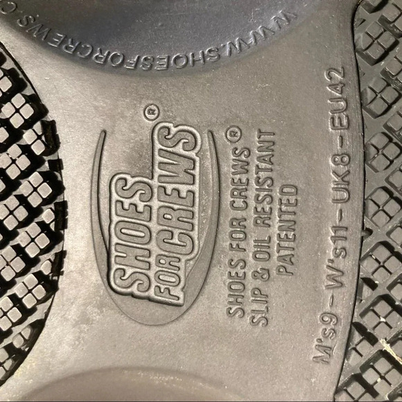 FROGGZ Sz 11 W Shoes for Crews Croc Style Comfort Slip On Clogs Unisex - Picture 8 of 11